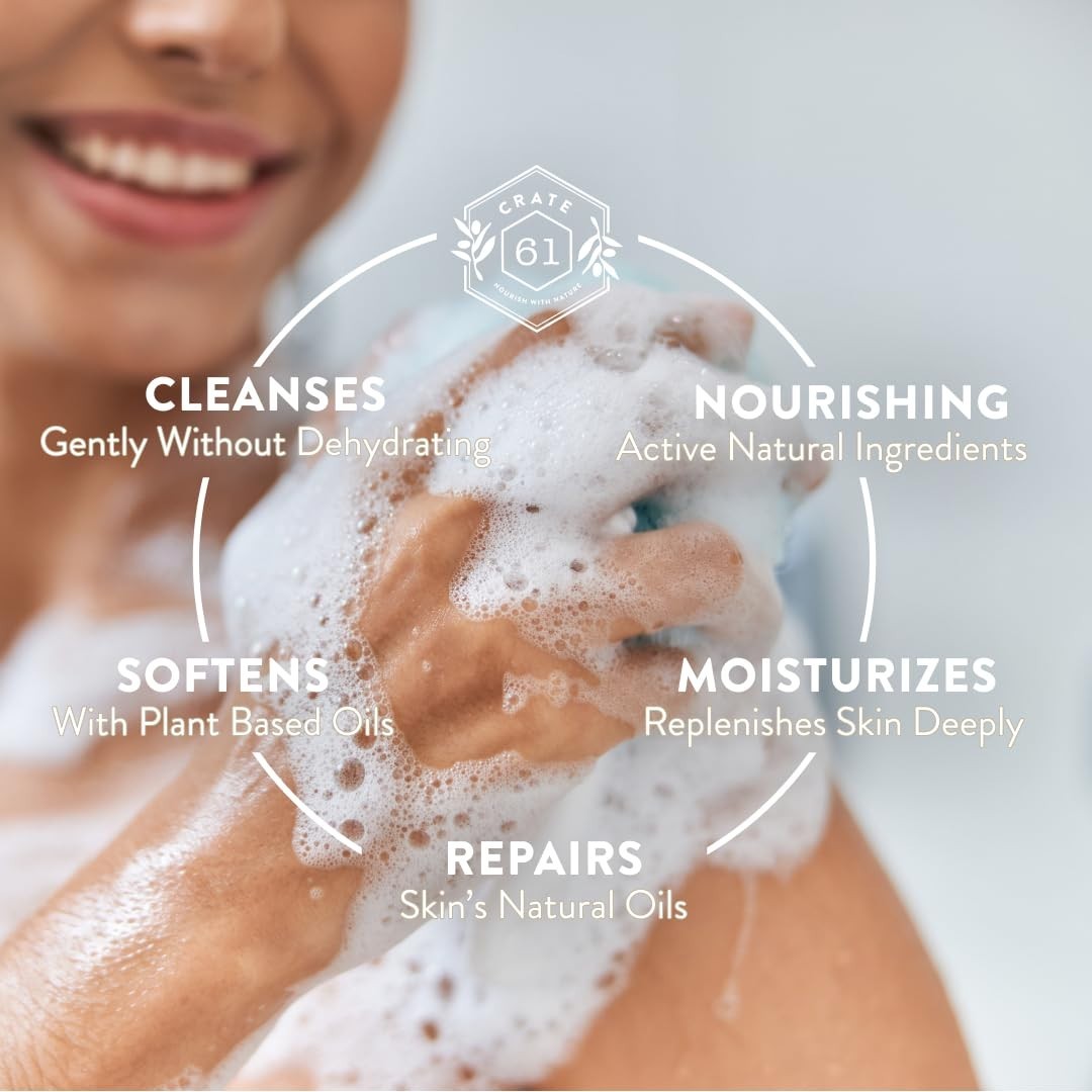Dermatologist Tested Bar Soap Set with Natural Ingredients, 6 Citrus Scents