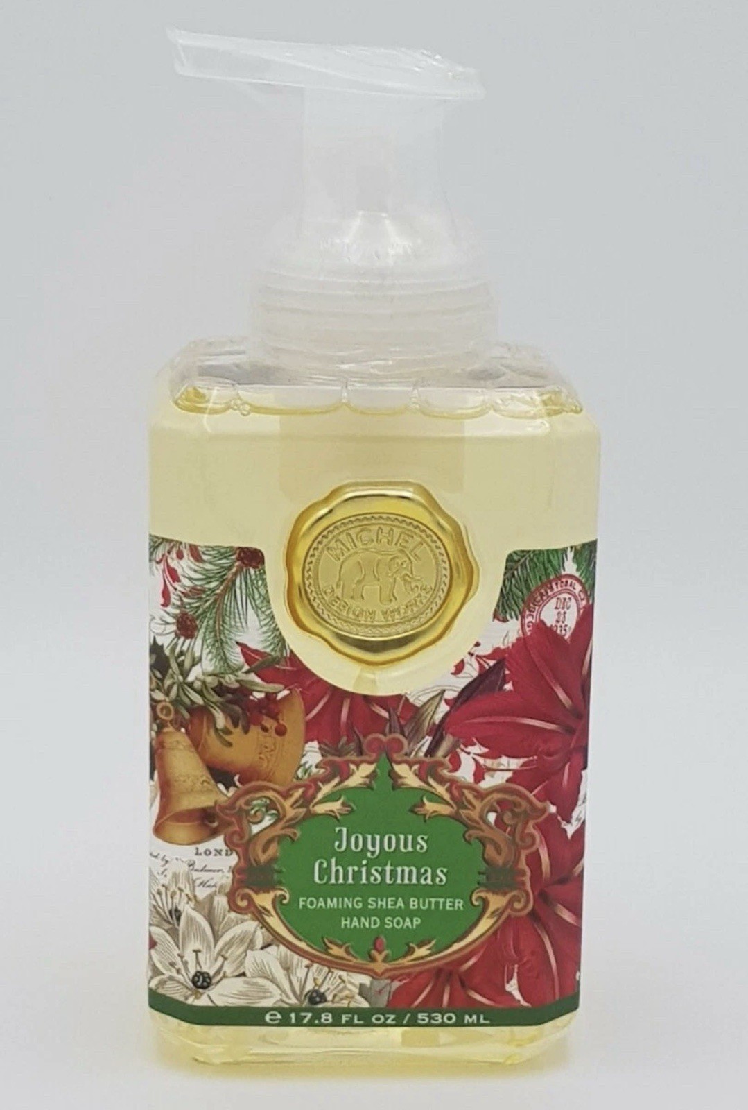 Michel Design Works Joyous Christmas Foaming Shea Butter Hand Soap 17.8 FL oz