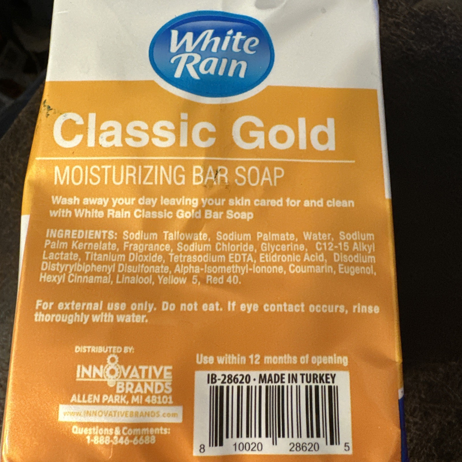 2pk White Rain Classic Gold Bar Moisturizing Bar Soap 2 Bars