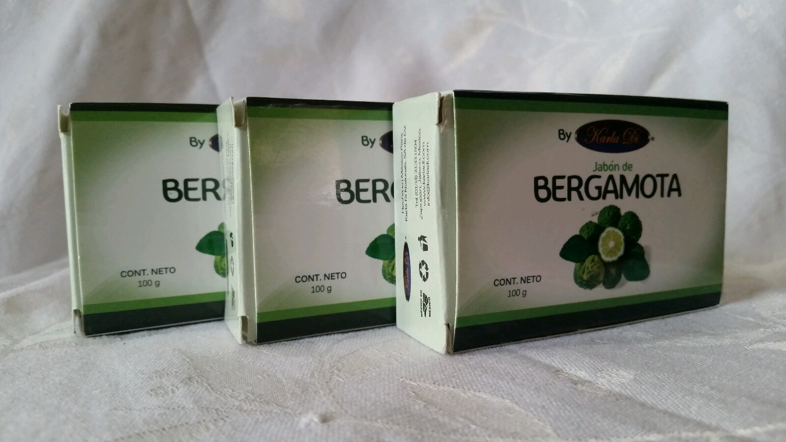 { 3 Pack } Bergamot Soap///Jabon de Bergamota 100g