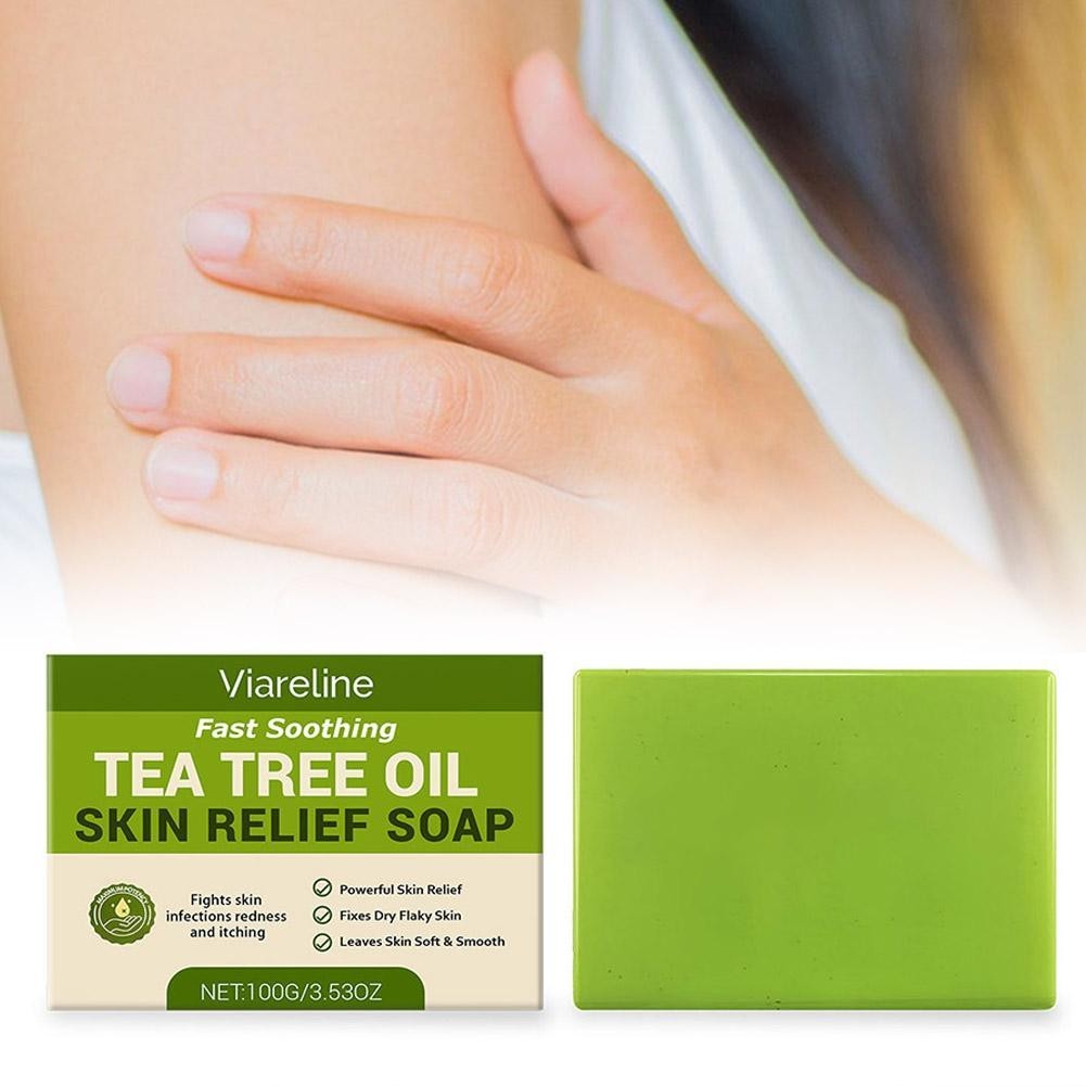 Relief Soap Bar, Loravey Tea Tree Oil Soap, Natural Soaps H For Well-being M5R5