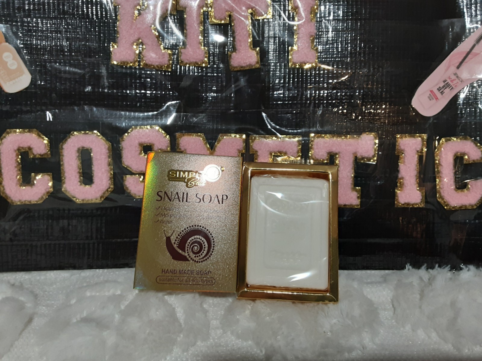 Simply Belle Snail Soap Handmade Bar 180g for Body & Hands, Women