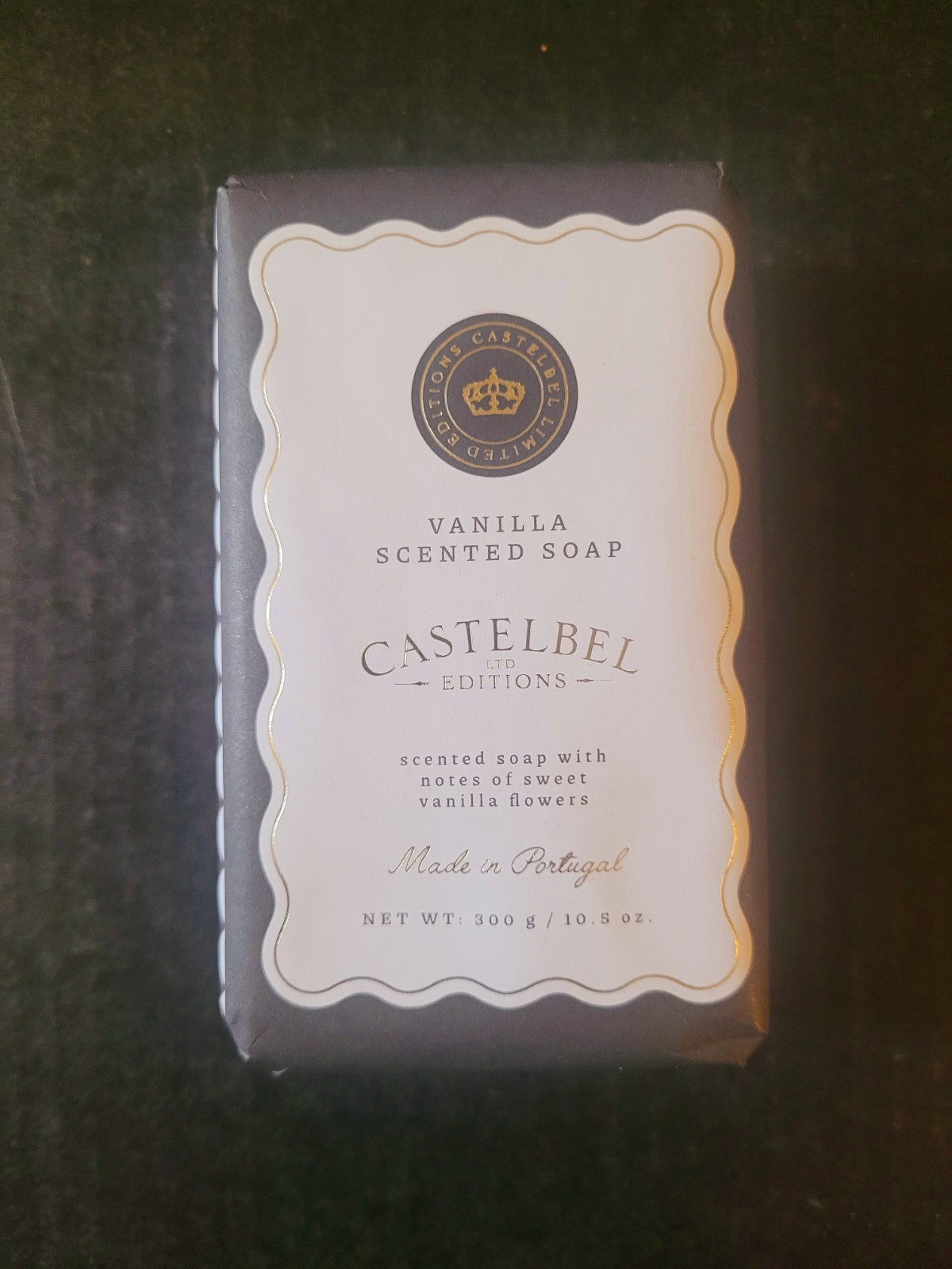 Castelbel Sweet Vanilla Flower Bar Soap Made in Portugal 300g/10.5oz New Ltd Ed