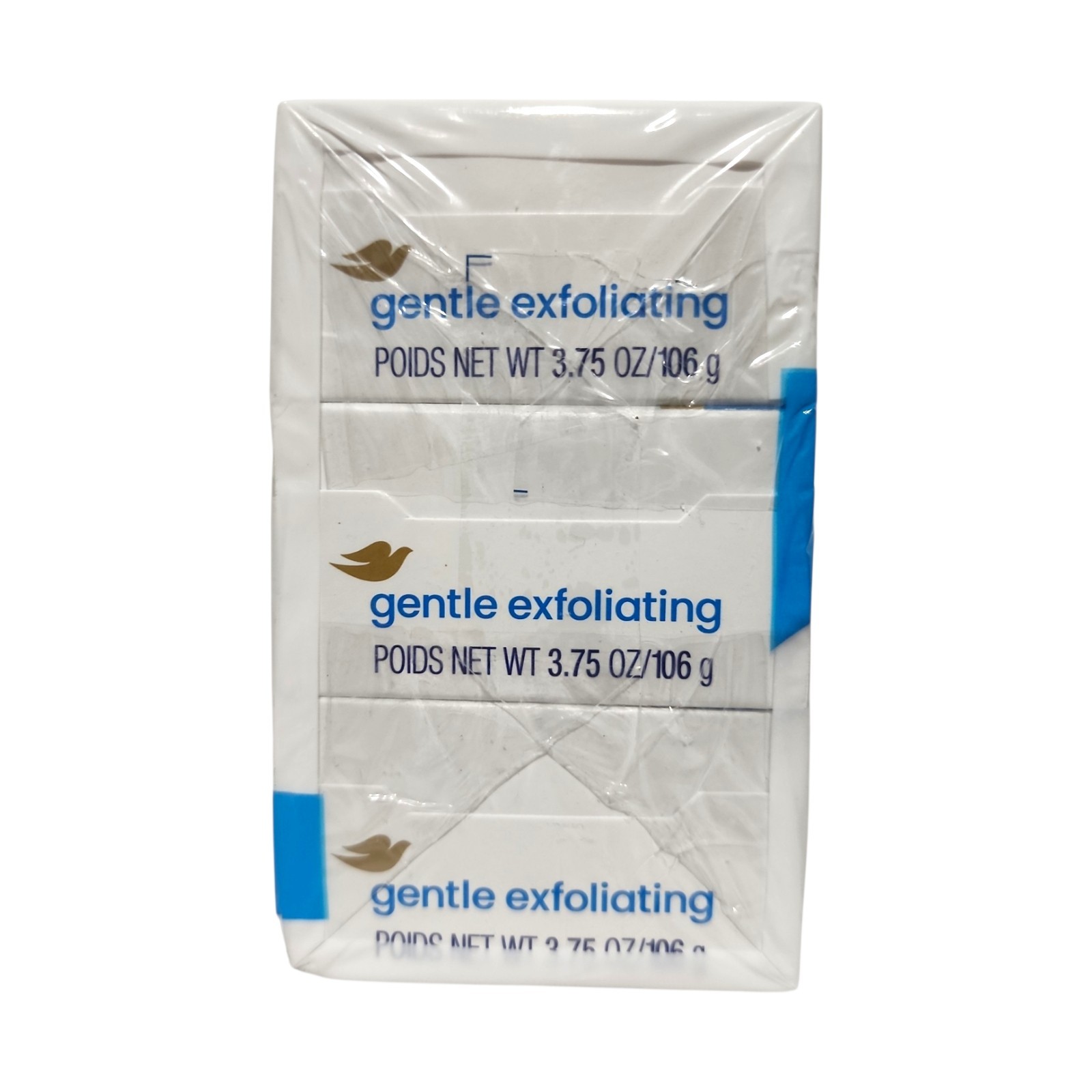 Dove Gentle Exfoliating Beauty Bar Soap, Soft Smooth Skin Renewing, 12 Bars