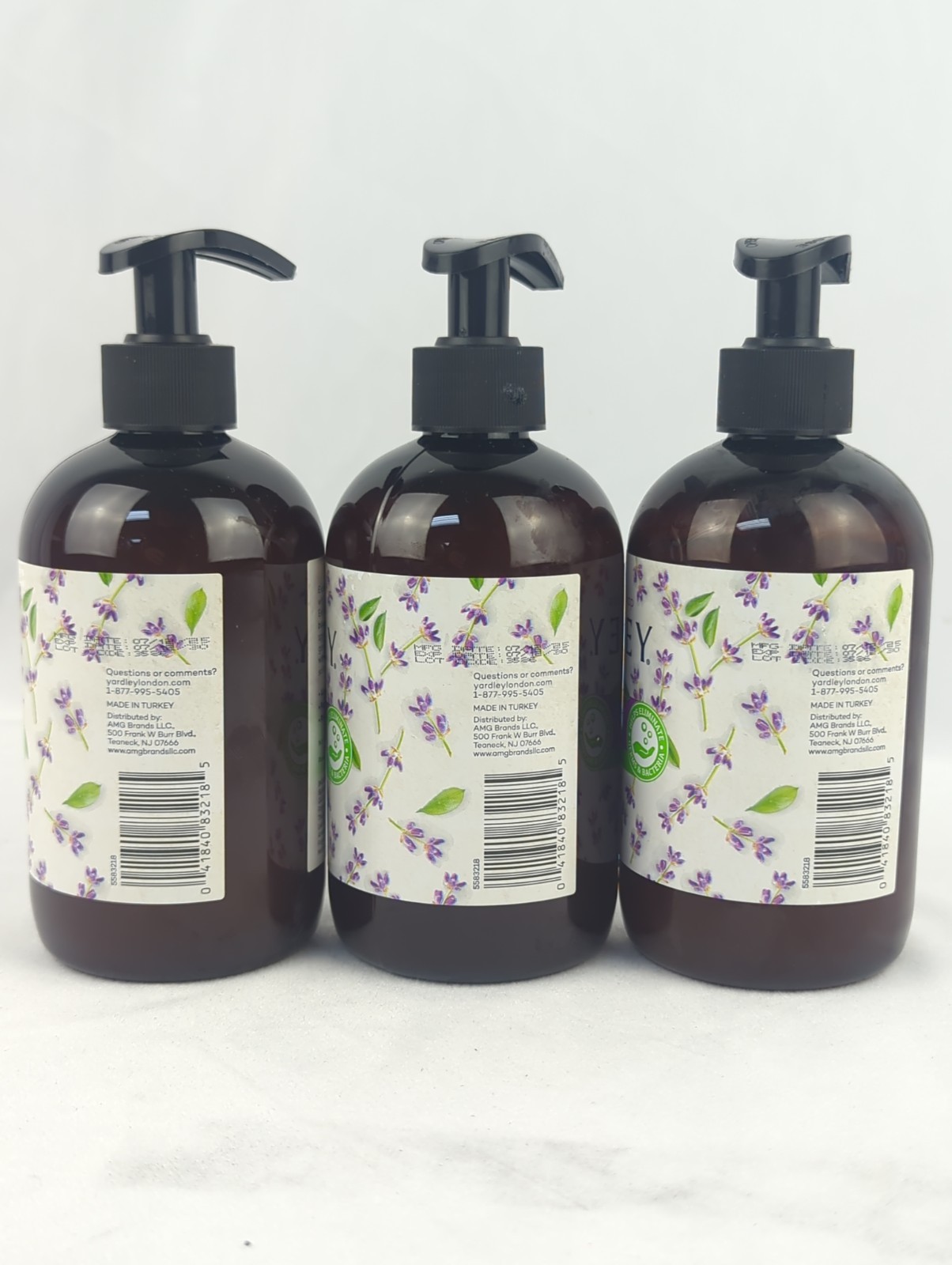 Yardley London Lavender Liquid Hand Soap 3 Pack 14 oz Each