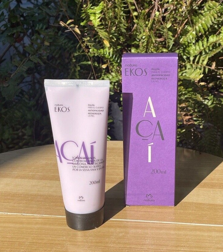 Natura EKOS CASTANHA,MARACUJA,TUKUMA,ACAI,ANDIROBA Body Lotion 200mil New