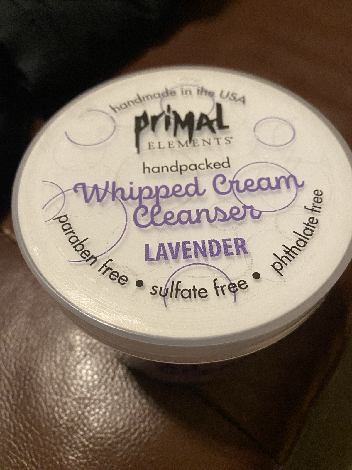 NEW PRIMAL ELEMENTS whipped cream body cleanser LAVENDER paraben sulfate free