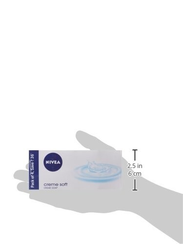 NIVEA Soap Creme Soft For Hands And Body 125g Each BUY 2 GET 2