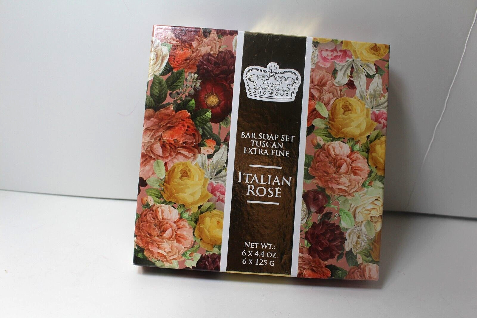 Saponificio Tuscan Rose Extra Fine Bar Soap Set 6 X 4.4 oz Each BRAND NEW