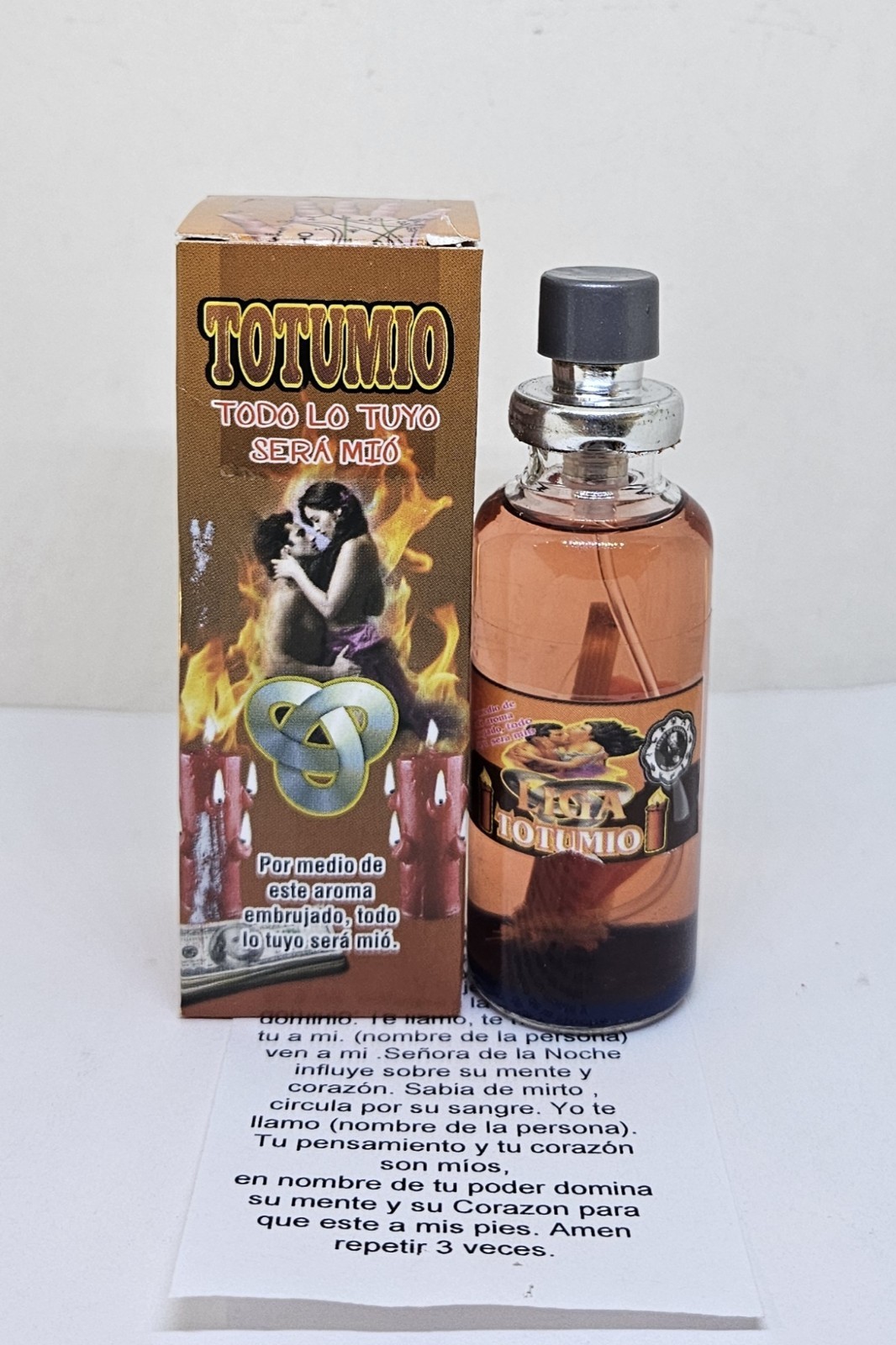 TOTUMIO PERFUME FEROMONAS PARA DOMINAR Y ATRAER EL AMOR ORACION Y AMULETO