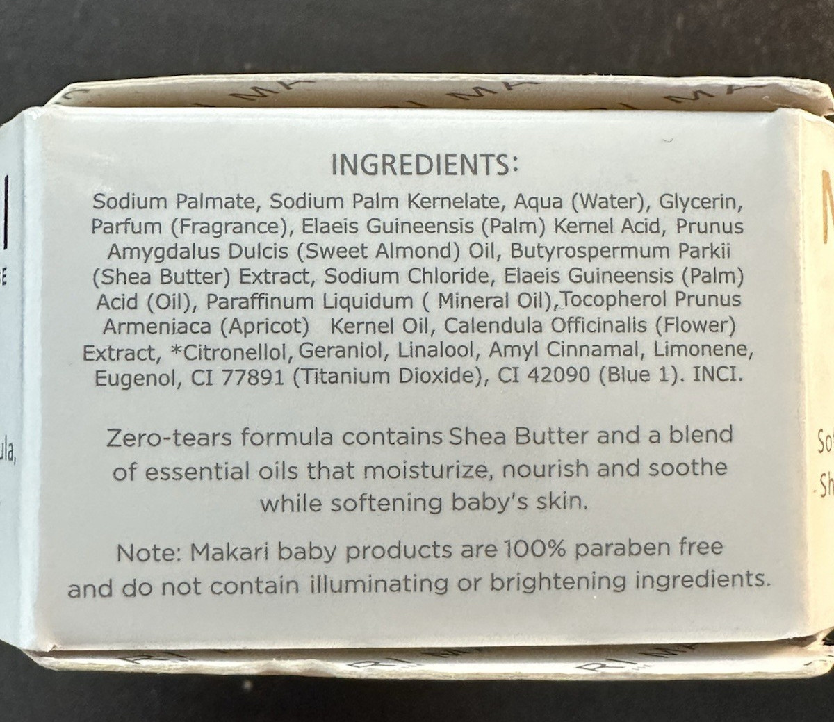 2 Pack Bebe Soap Calendula by Makari 5.4 oz For Sensitive skin Baby Womens