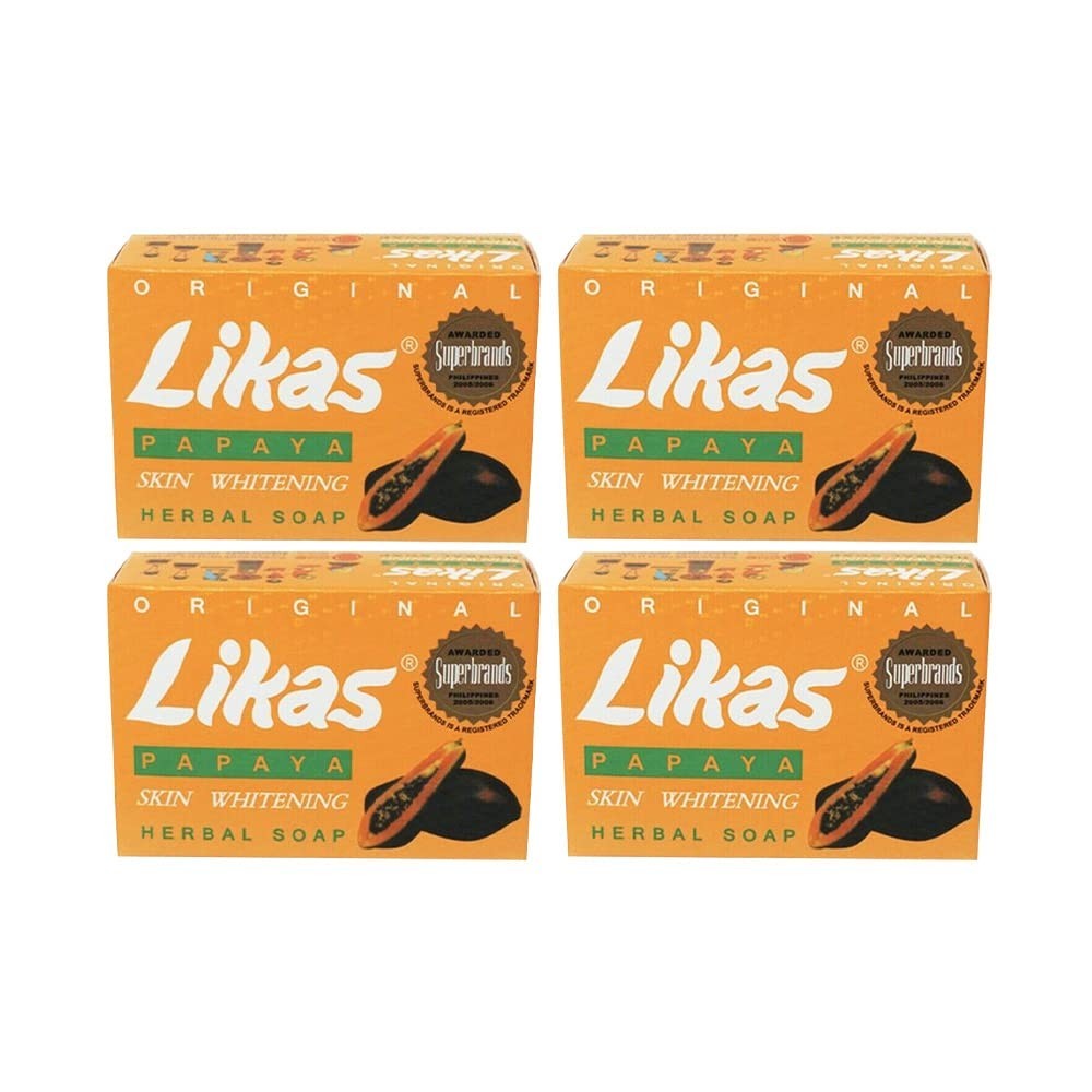 Delightful Papaya Soap – Pack of 4 Bars for All Skin Types – Body Care Essential