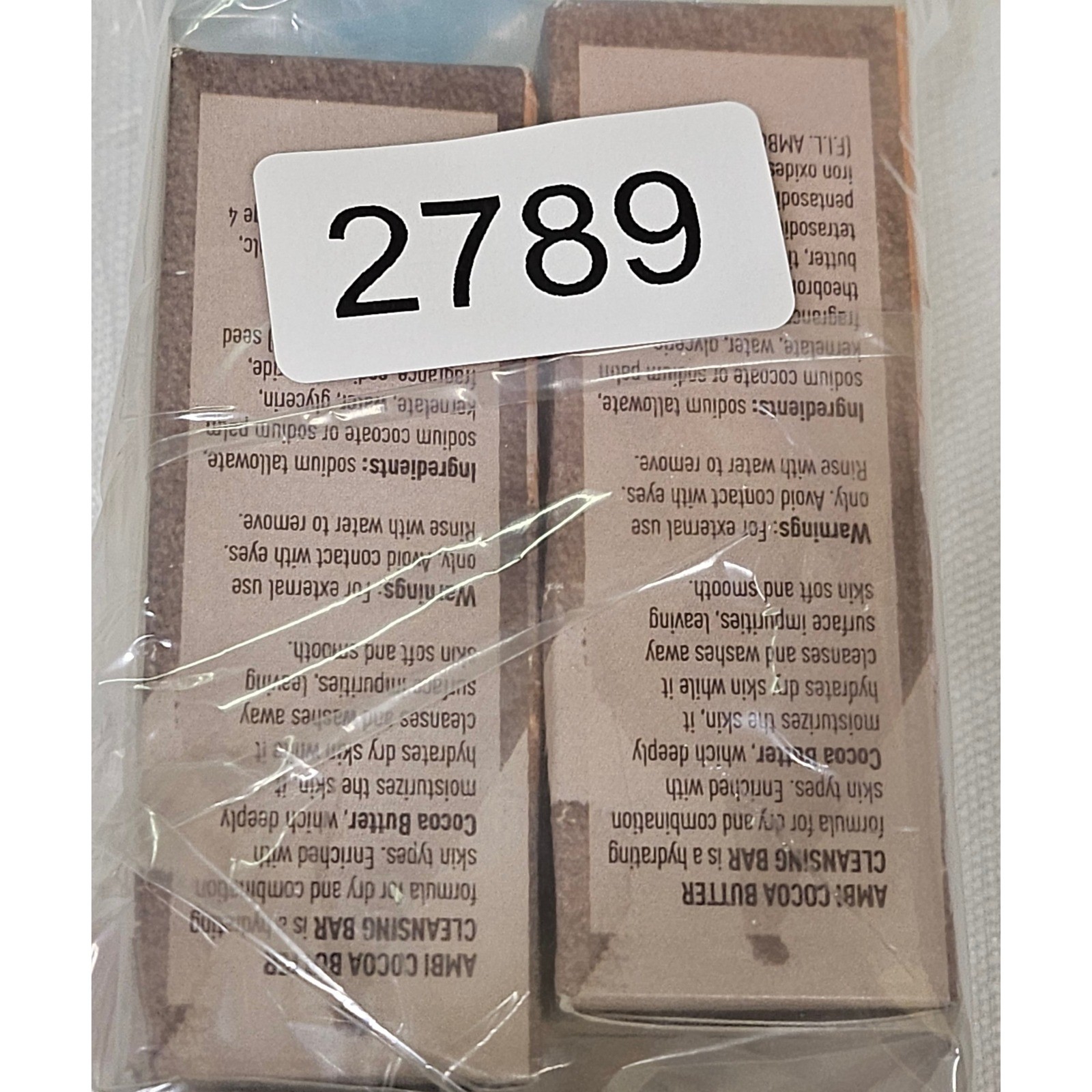 Ambi Cocoa Butter Cleansing Soap Hydrating Formula Dry Combination Skin 2 Bars