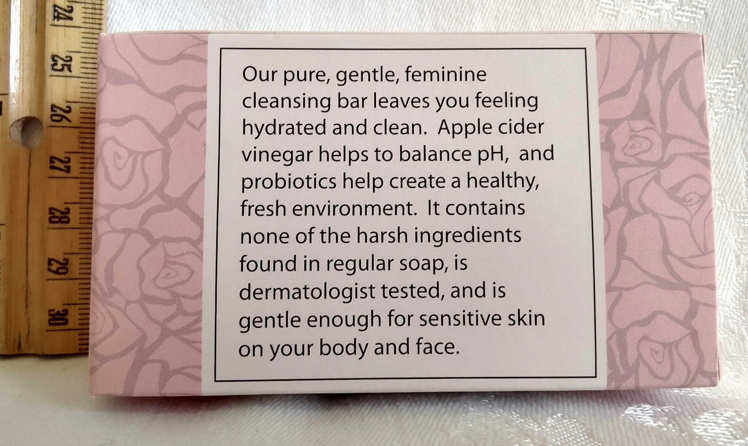 Three pack One with Nature feminine cleansing bar soap natural skincare 3.5 oz!