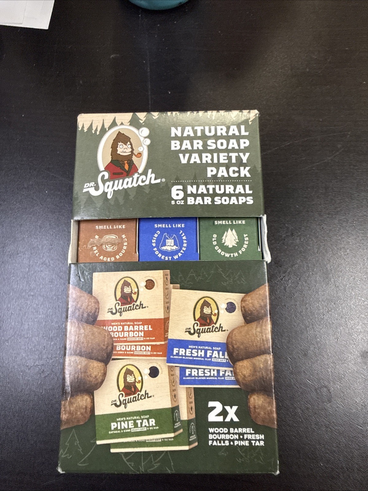 Dr. Squatch Natural Bar Soap Variety Pack, 6 Count