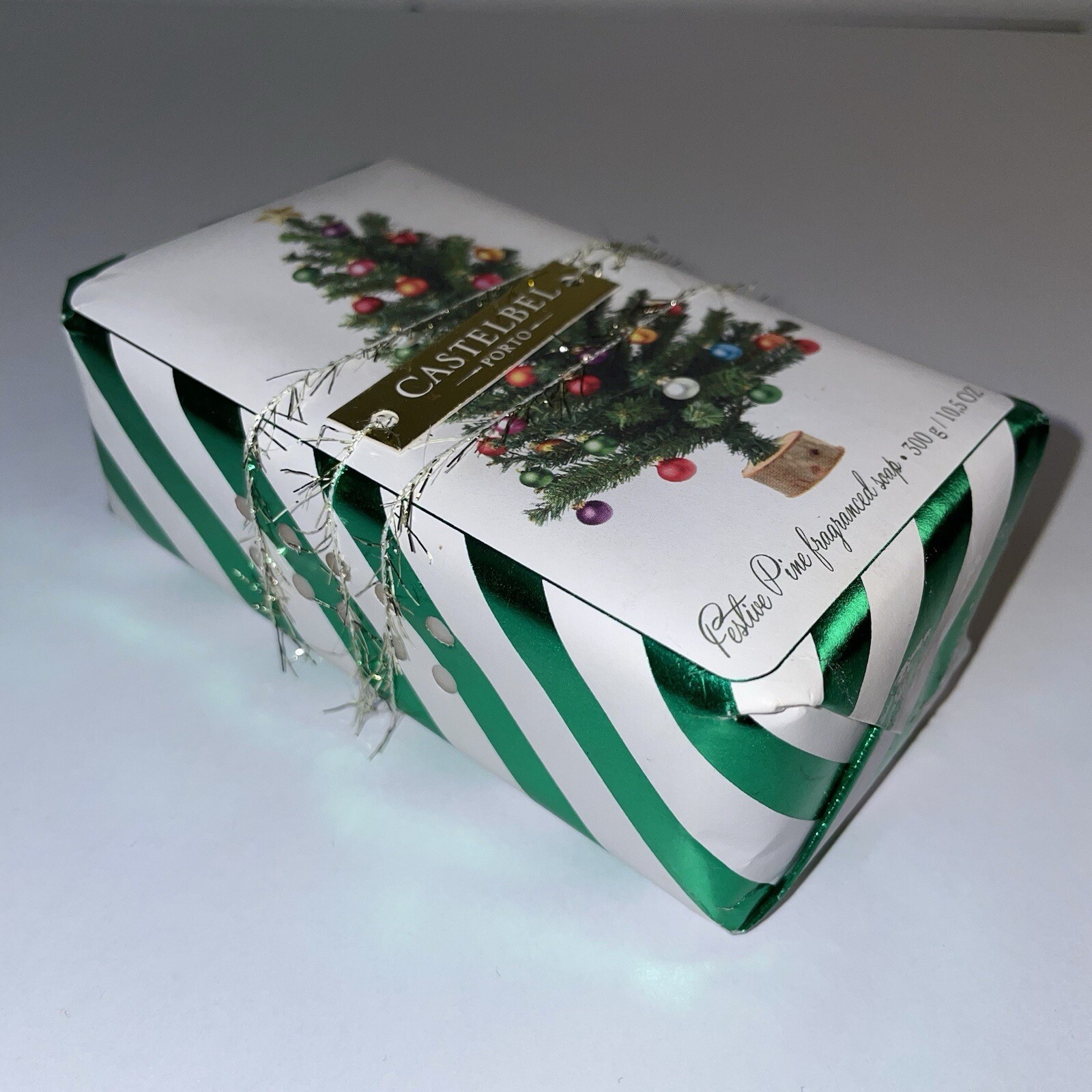 Castebel Porto “Festive Pine” Fragranced Large Bar Soap 10.5oz Christmas