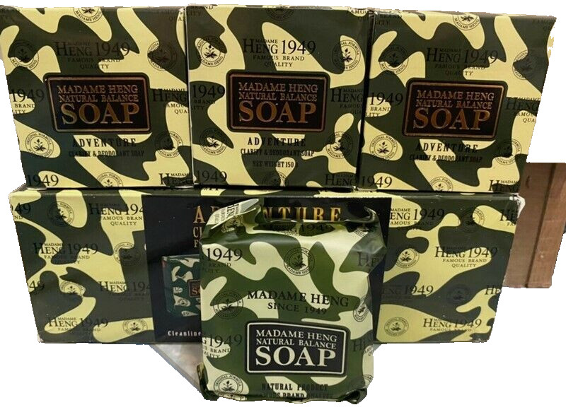 Soap Madame Heng 1949 Natural Balance Adventure Clarify Deodorant Relax 150g.x3
