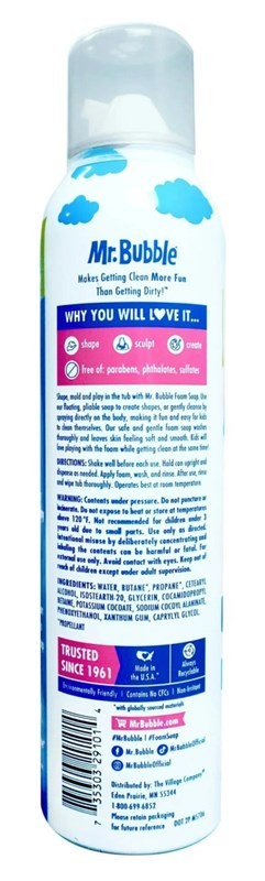 Mr Bubble Foam Soap Extra Gentle 8 Ounce