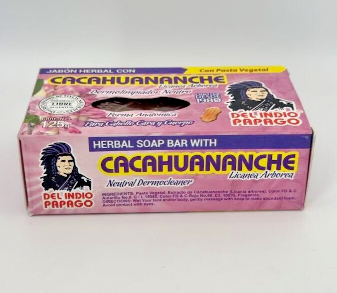 Cacahuananche Soap by Del Indio Papago | Traditional Skincare for Radiant Skin