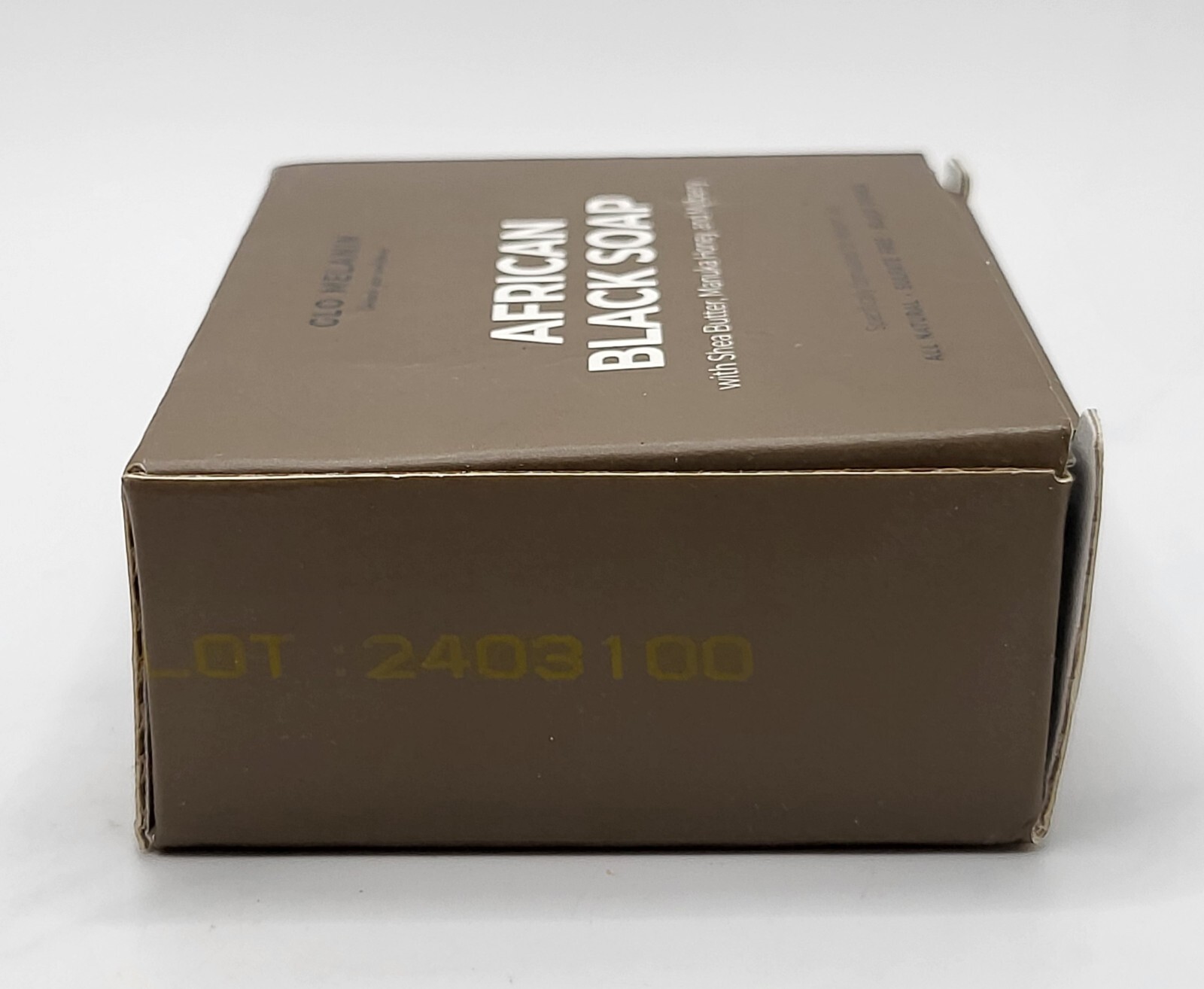 GLO MELANIN African Black Soap Bar – Infused w/ Natural Skin Moisturizers