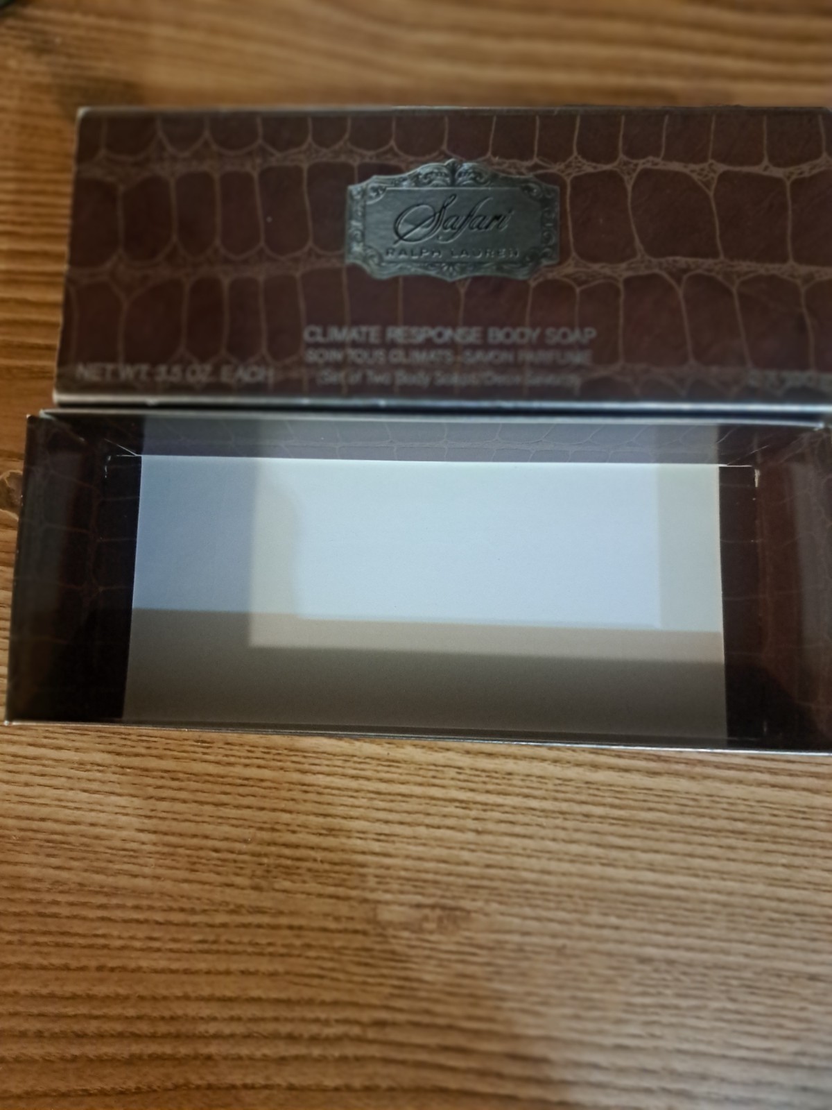 VTG 1989 RARE RALPH LAUREN SAFARI FOR MEN 3.5 OZ BODY SOAP – EMPTY BOX ONLY!!