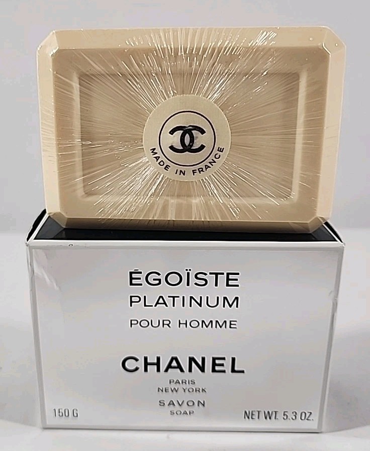 Rare New Chanel Egoiste Platinum Savon Soap 150g