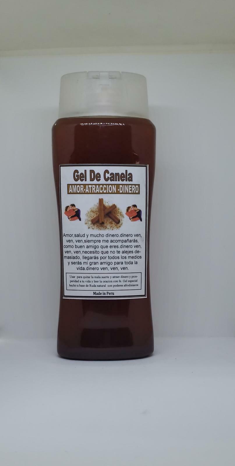 BAÑO DE CANELA GEL16oz 100% PURO DINERO-SUERTE Y AMOR ORACION Y AMULETO GRATIIS