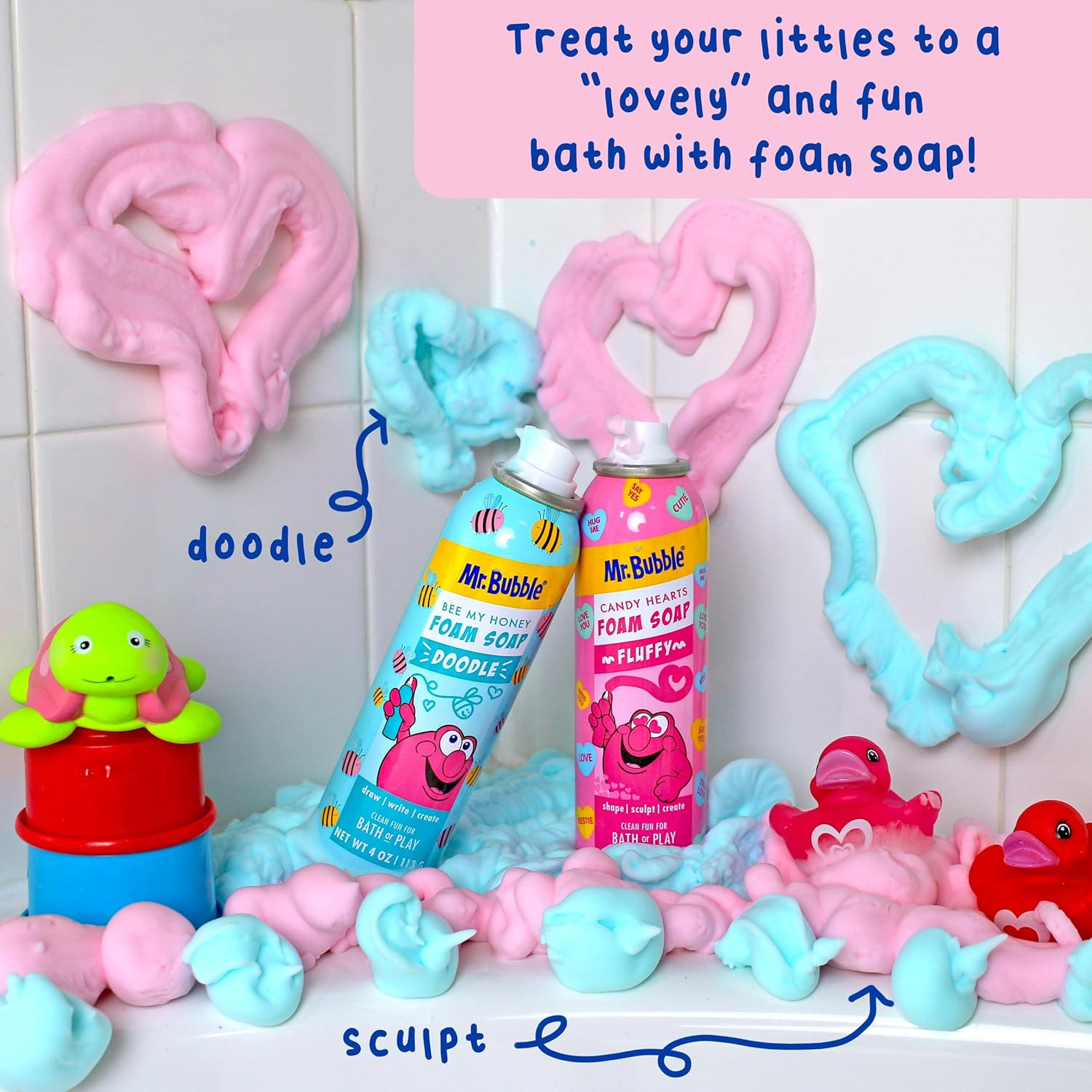 Limited Edition Foam Soap, Creativity Bath Soap, Cleans & Moisturizes, Bee My Ho