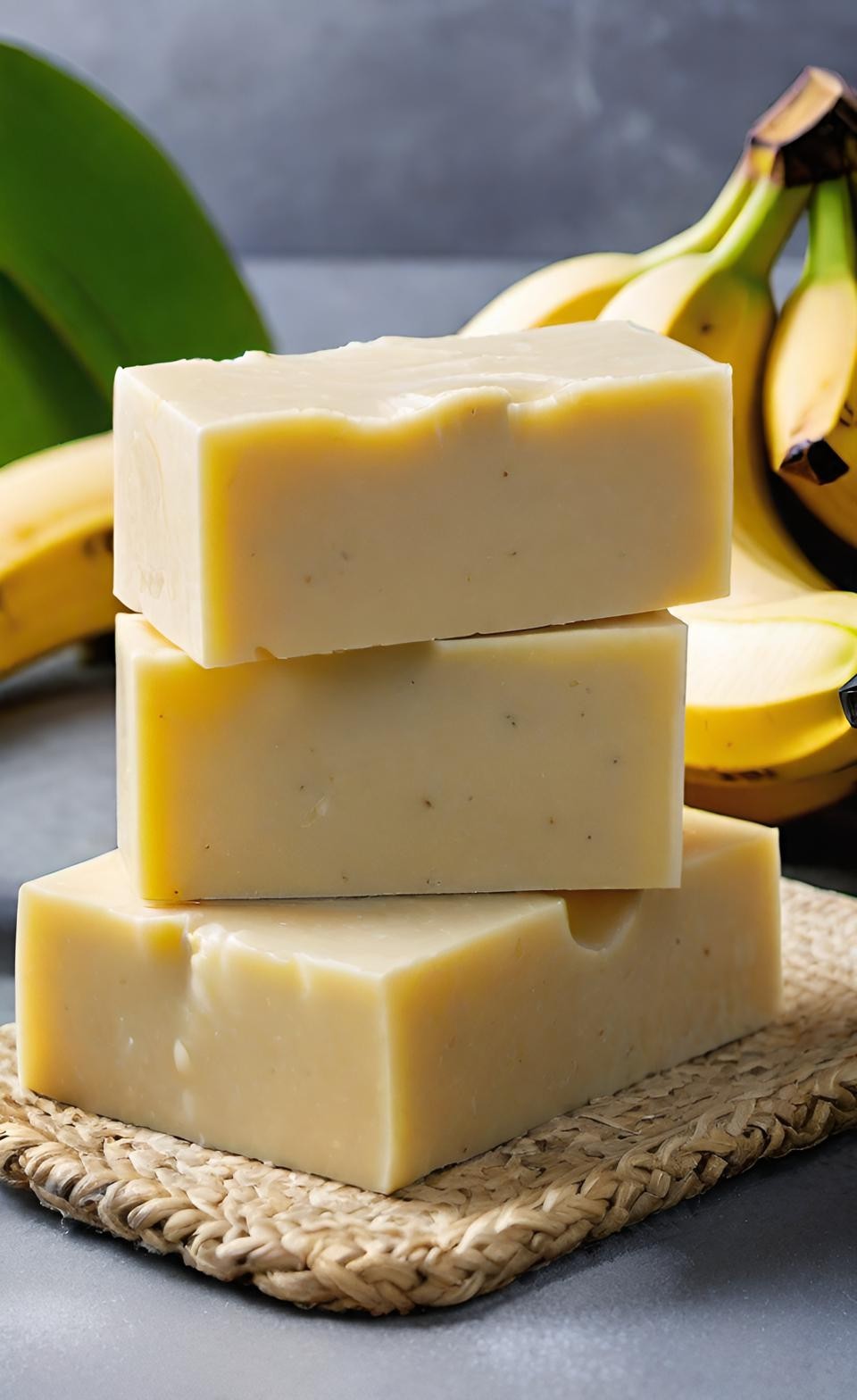 Banana Handmade Organic Soap Bar Natural Oil Wonderful Scent Premium Body