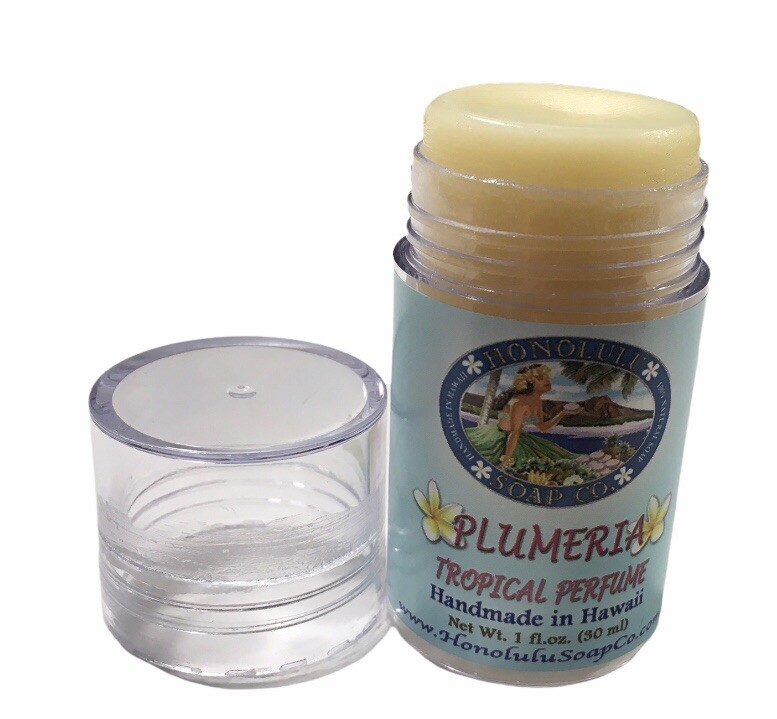 Honolulu Soap Company – COCONUT Solid Perfume – 1oz Push Tube Made in the USA