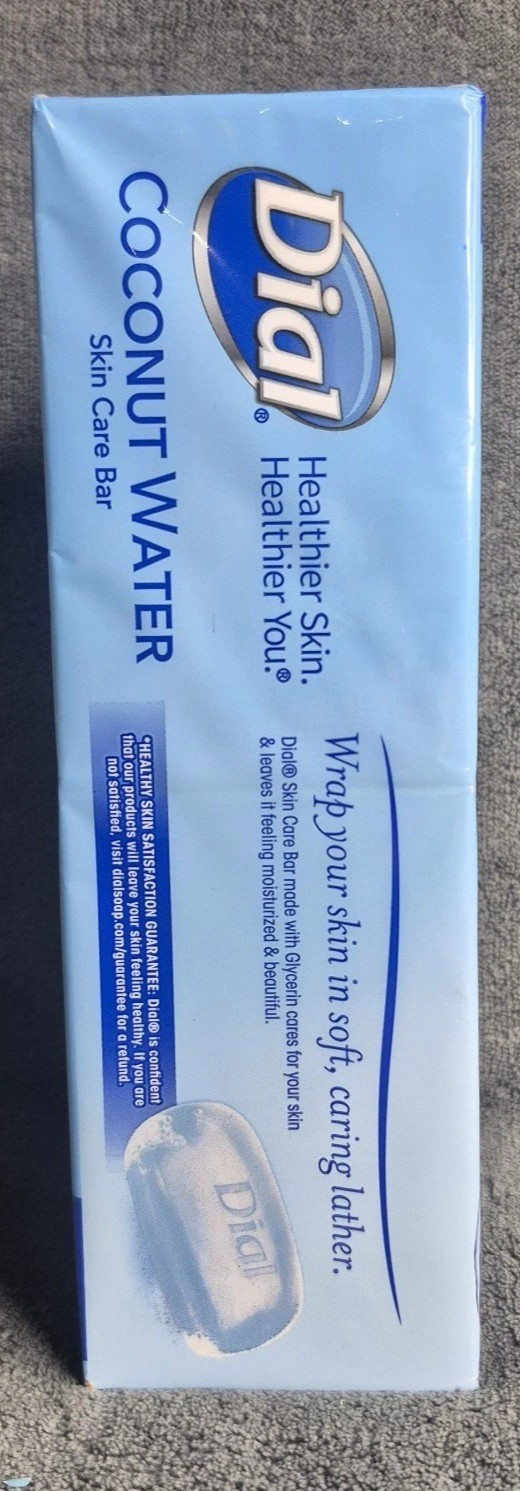 ✅️Make Offer✅️Dial Coconut Water Bar Soap Skin Gentle Clean 4 Ounce, 6 Bar Pack