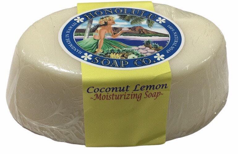Honolulu Soap Company – Coconut Lemon – 6oz Soap Made in the USA