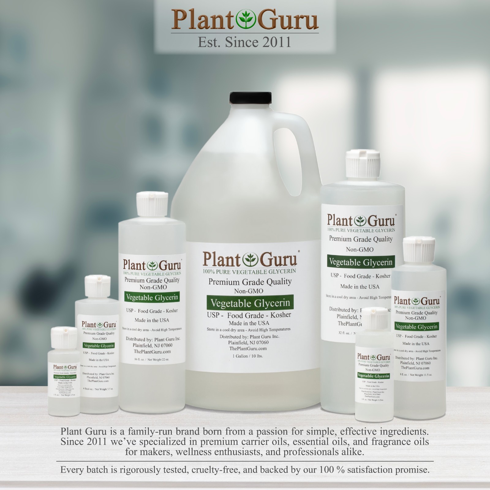 Vegetable Glycerin 32oz (x2 -16 oz) USP 99.9 % Pure Food Grade NonGMO VG PG Bulk
