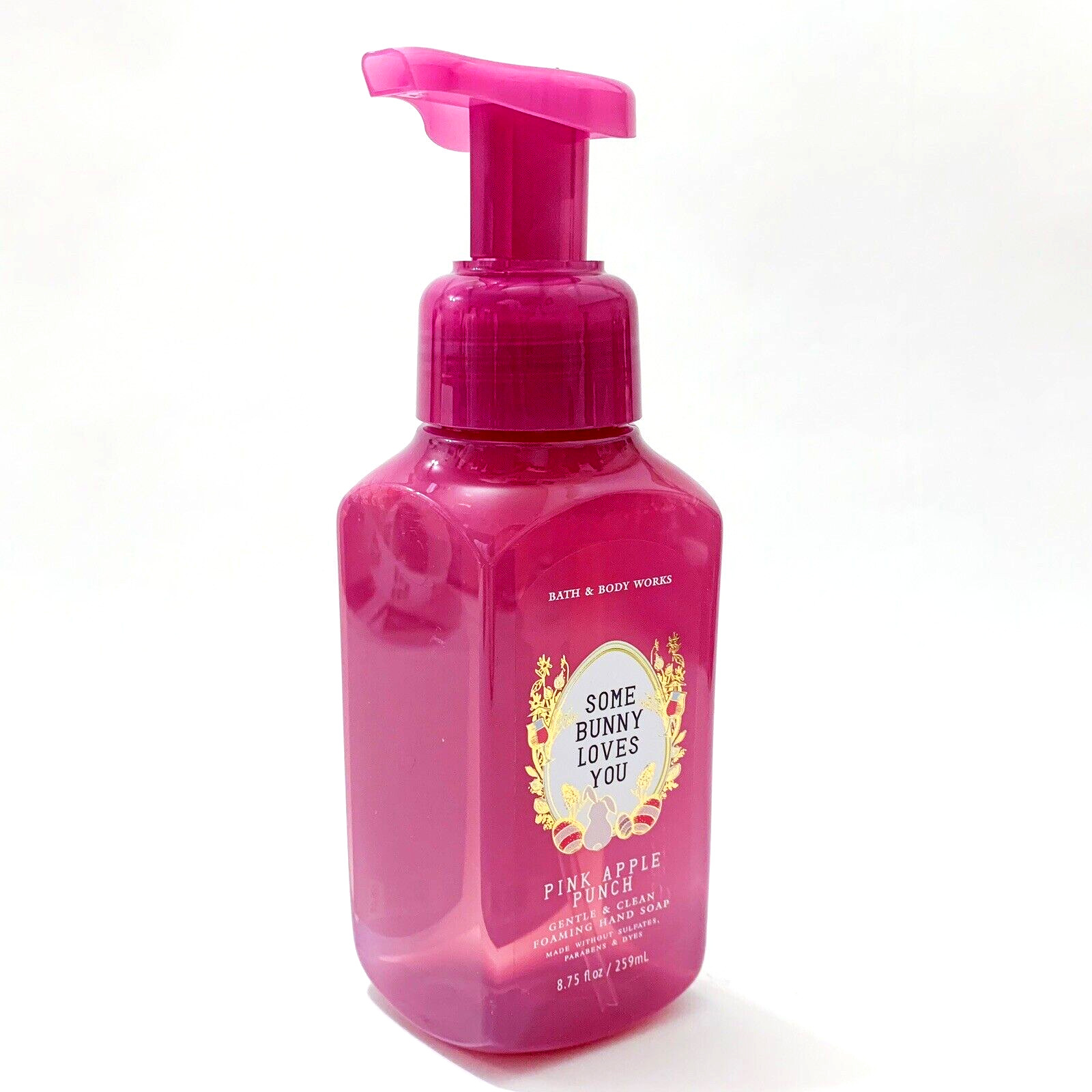 3-Pack Bath & Body Works SOME BUNNY LOVES YOU PINK APPLE PUNCH Foaming Hand Soap