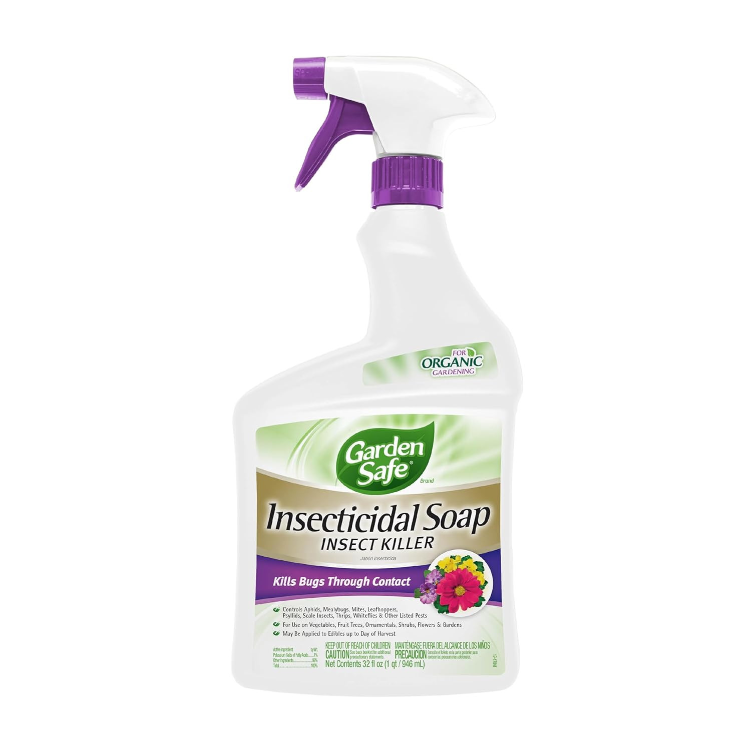 Ready-to-Use Organic Insecticidal Soap – Effective Pest Control Spray 32oz
