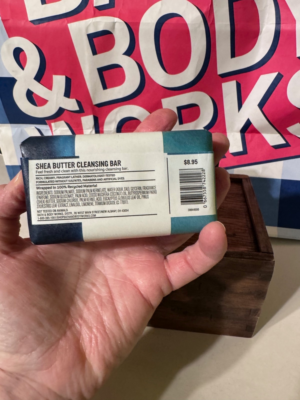 Bath & Body Works Shea Butter Cleansing Bar Soap NORTHERN BRIGHTS Set of 2 NEW
