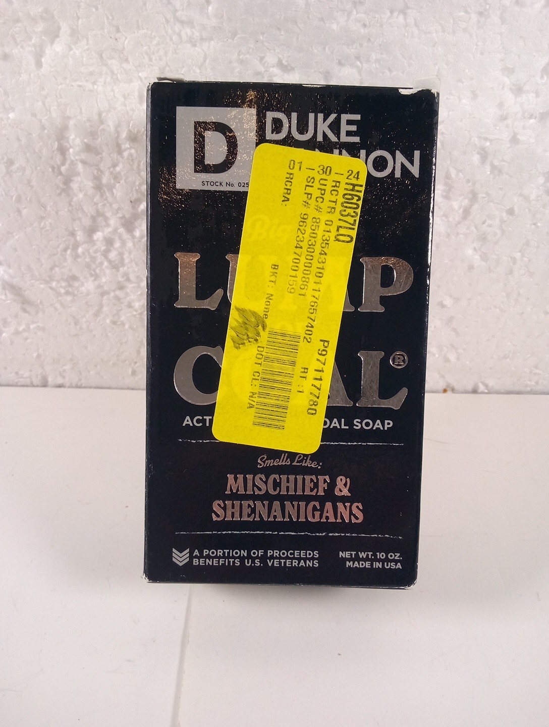 Duke 01HOLIDAYCOAL1 Charcoal Soap – 10oz
