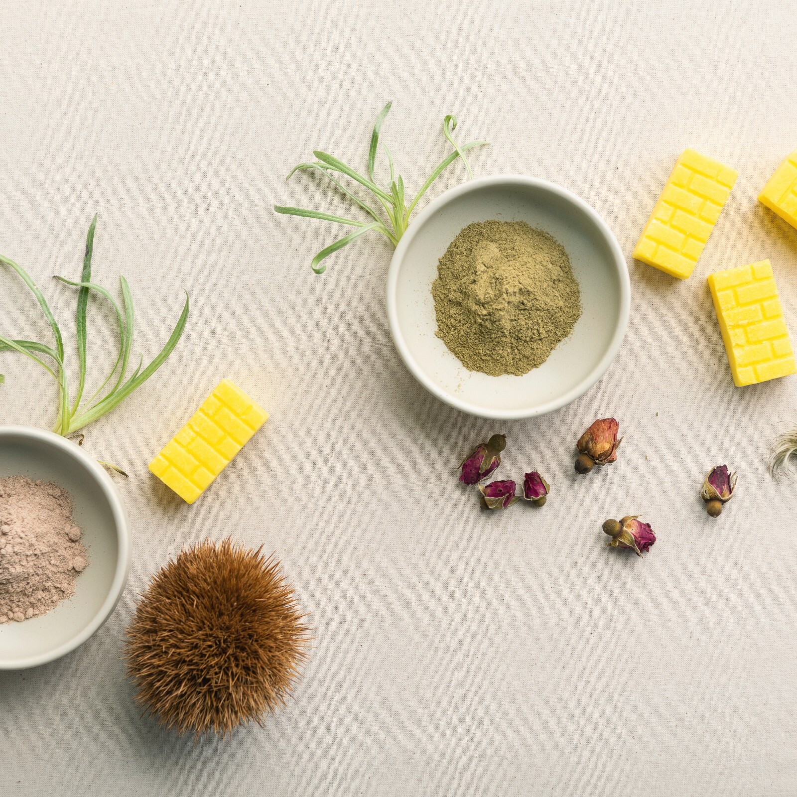 Korean Organic Herbal Handcraft Traditional Soap Travel Set Collection
