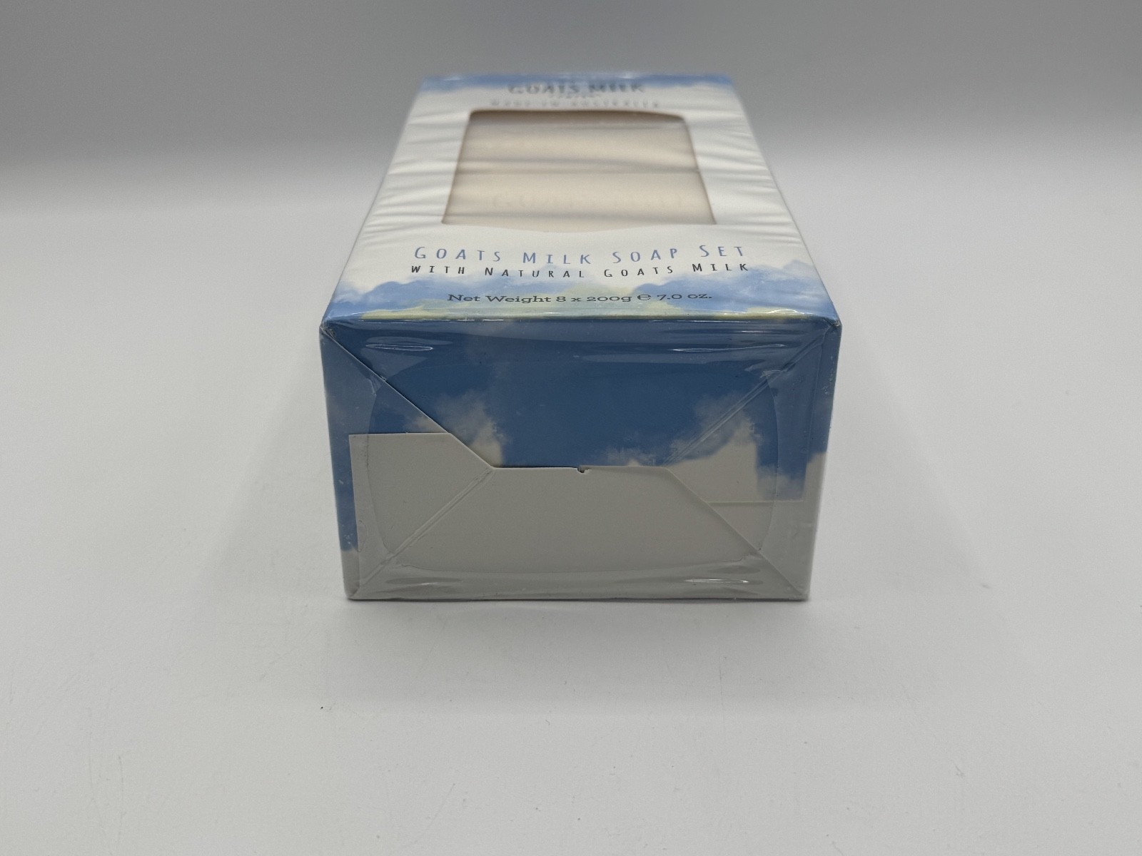 The Natural Company Goats Milk Soap Bars 8pc Set 7oz Each, Body Wash NIB SEALED