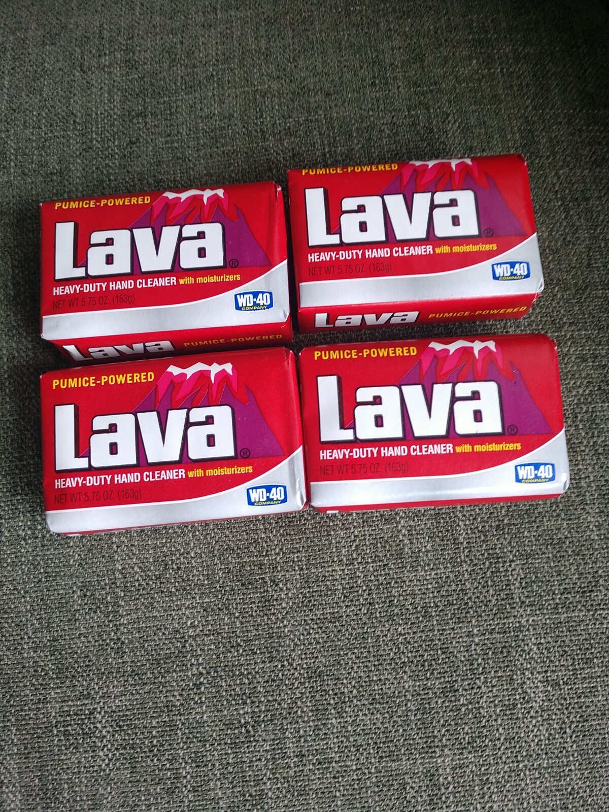 Lot of 4 bars of Lava hand soap Brand New WD-40