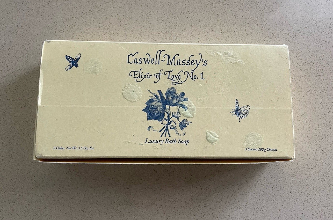 Vintage Caswell Massey Elixir of Love No.1 Perfumed Soap 2 Bars With Box Y2k