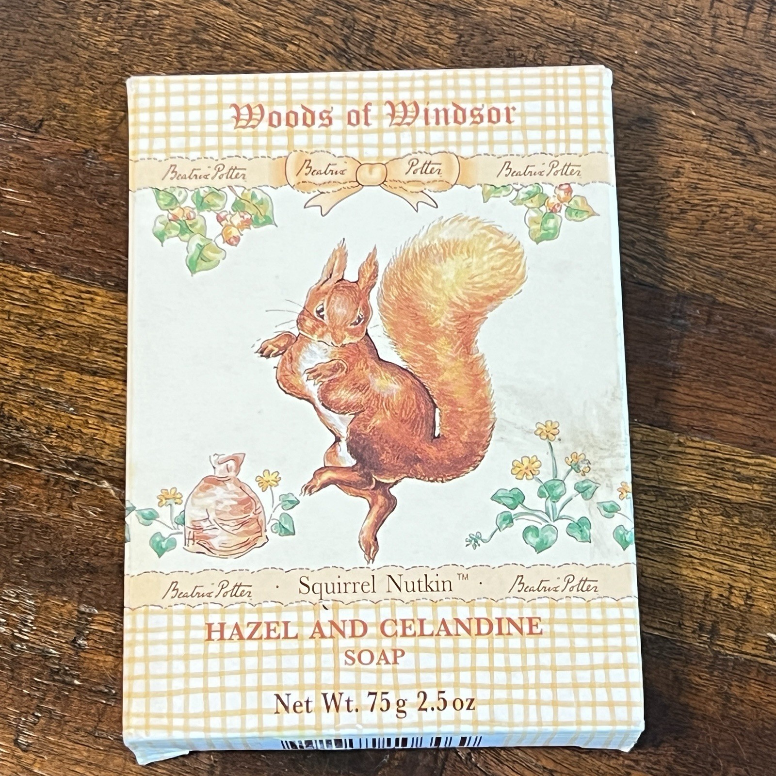 Woods of Windsor Beatrix Potter Novelty Soaps Squirrel Nutkin, Benjamin Bunny