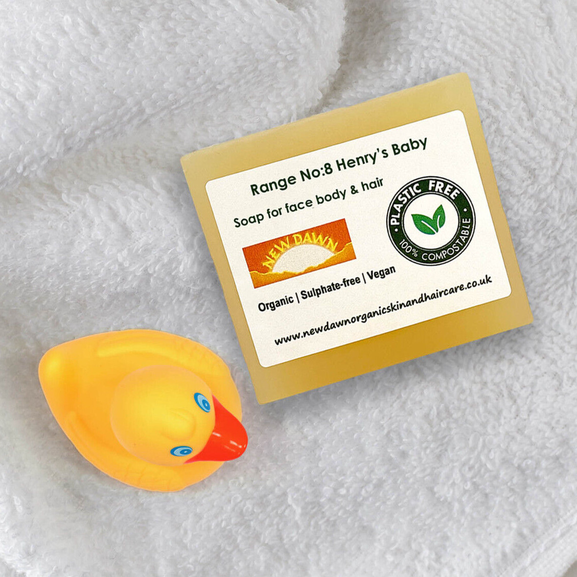 NEWBORN BABY, ECZEMA, RASH relief – Organic Soap for Sensitive Skin Scalp & Hair