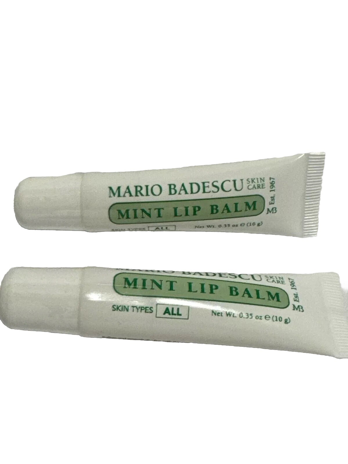 2 X Mario Badescu Lip Balm 0.35oz/10g Each Tube