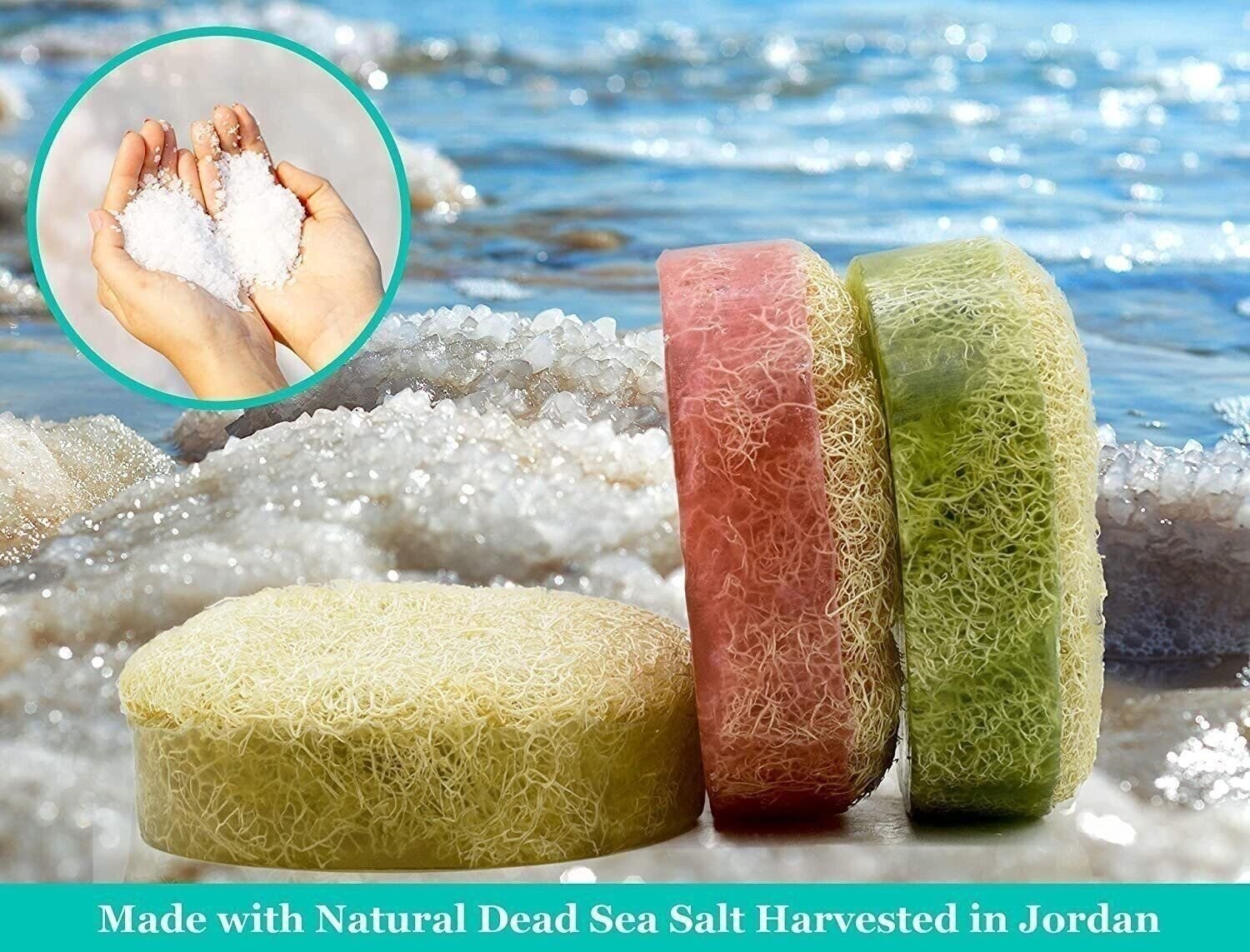 Loofah Soap Rosemary – Large Exfoliating & Therapeutic Hand Made Loofa Soap…