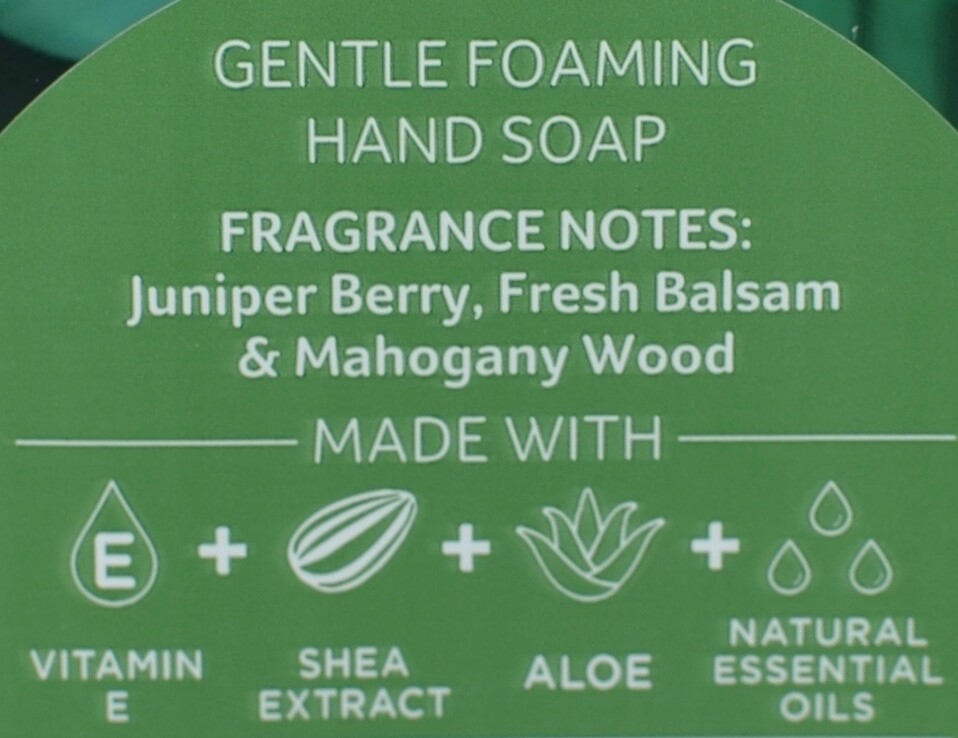 1 BATH & BODY WORKS MAHOGANY BALSAM GENTLE FOAMING HAND SOAP WASH ESSENTIAL OILS