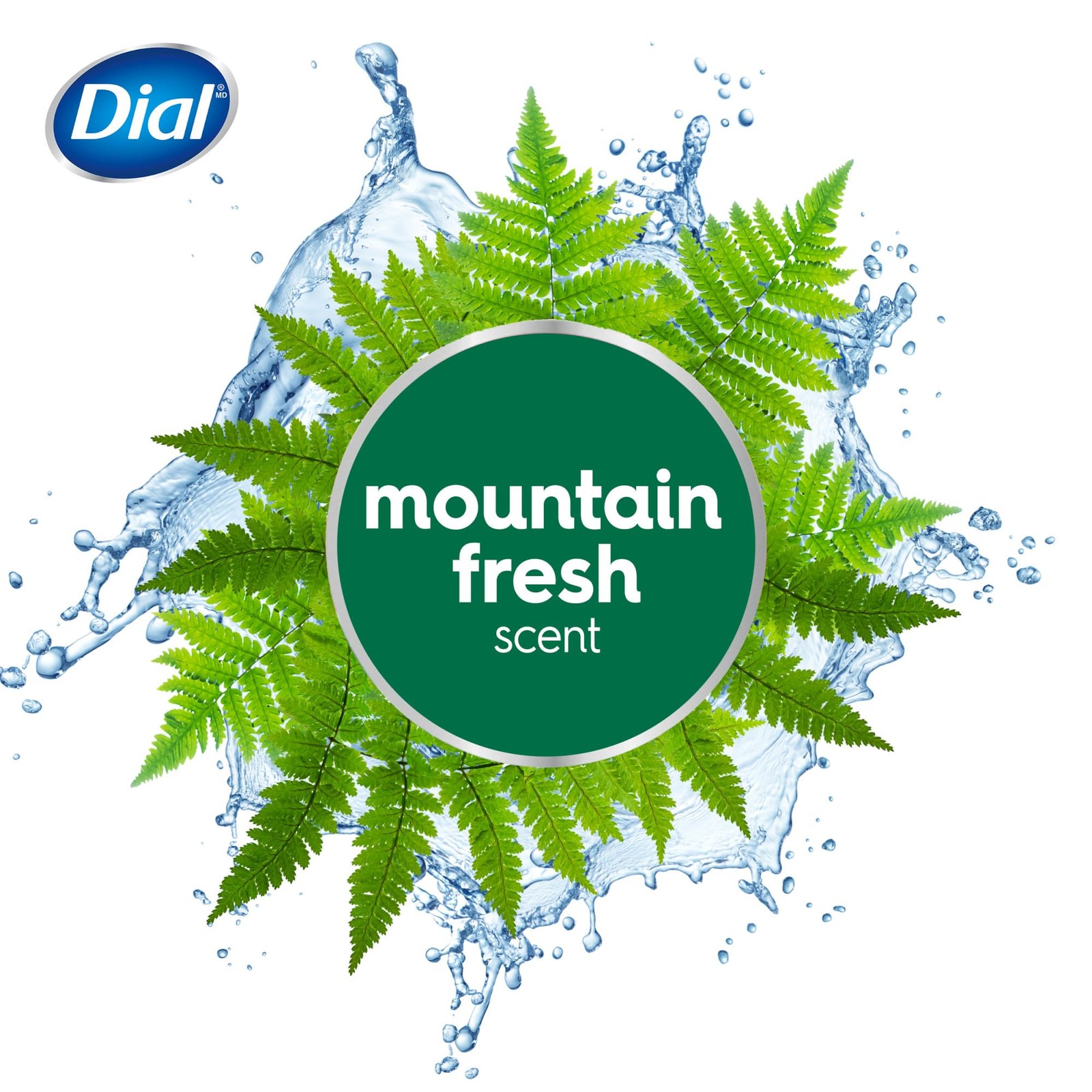 Dial Antibacterial Bar Soap, Refresh & Renew, Mountain 4 Ounce (Pack of 32)