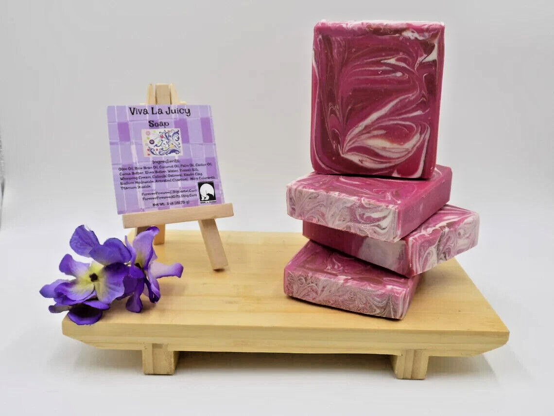 Viva La Juicy Inspired Bar Soap – Sweet Fruity Floral Scent – Handmade Luxury