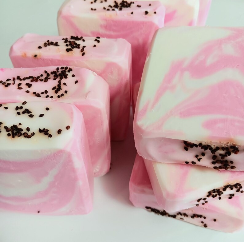 Citrus Garden Cold Process Soap | Geranium Grapefruit Spearmint Handmade Soap