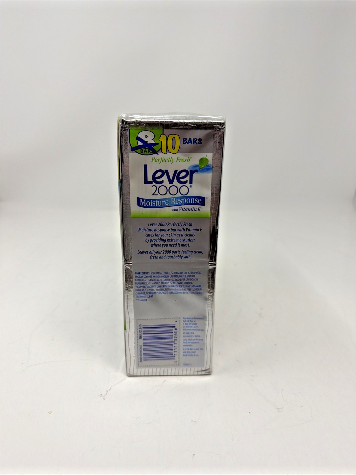 Lever 2000 Original 10 Pack Perfectly Fresh New Bar Soap 4.5oz Moisture